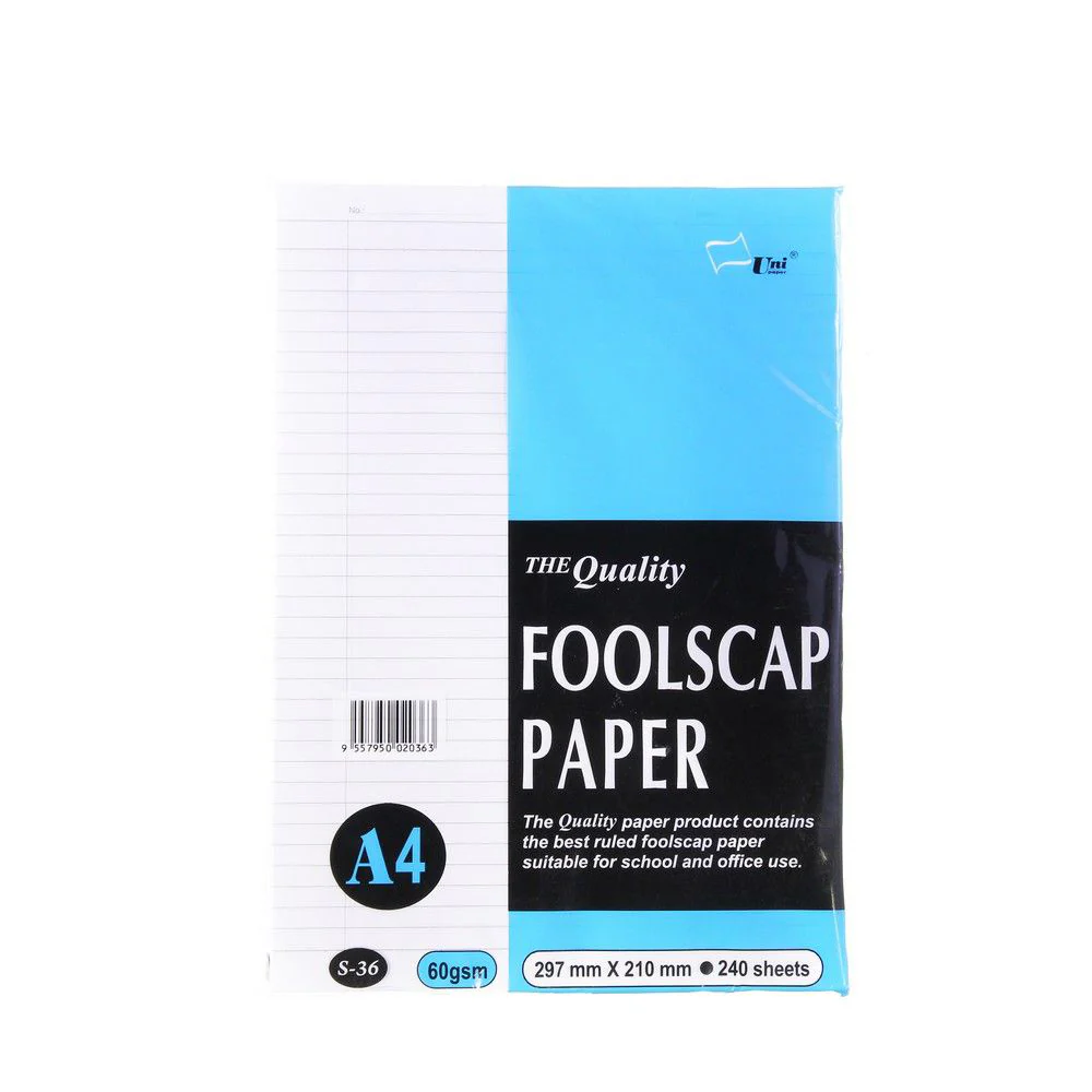 Light Blue Uni Foolscap Paper 240S A4 60gsm - Image 5